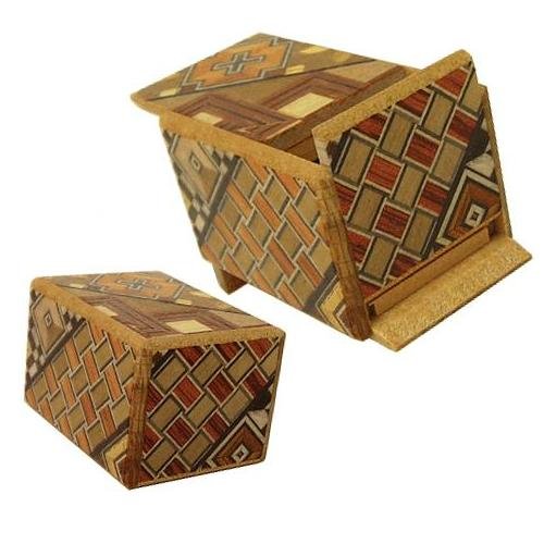 Premium 14-Step Japanese Puzzle Box - Traditional Handcrafted Wooden Brain Teaser for Adults & Collectors | Perfect for Gifts, Home Decor, and Stress Relief