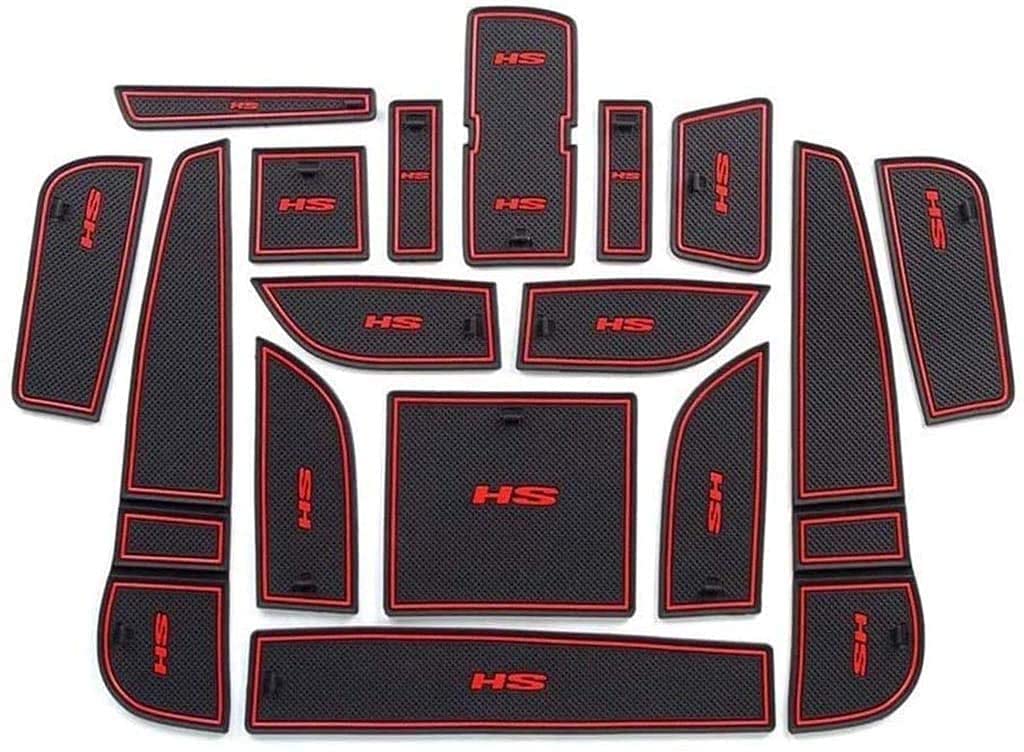 Premium Rubber Car Door Groove Mat for MG HS - Anti-Slip Cup Holder & Interior Decoration Accessories | Perfect for Protecting Door Slots & Enhancing Car Aesthetics