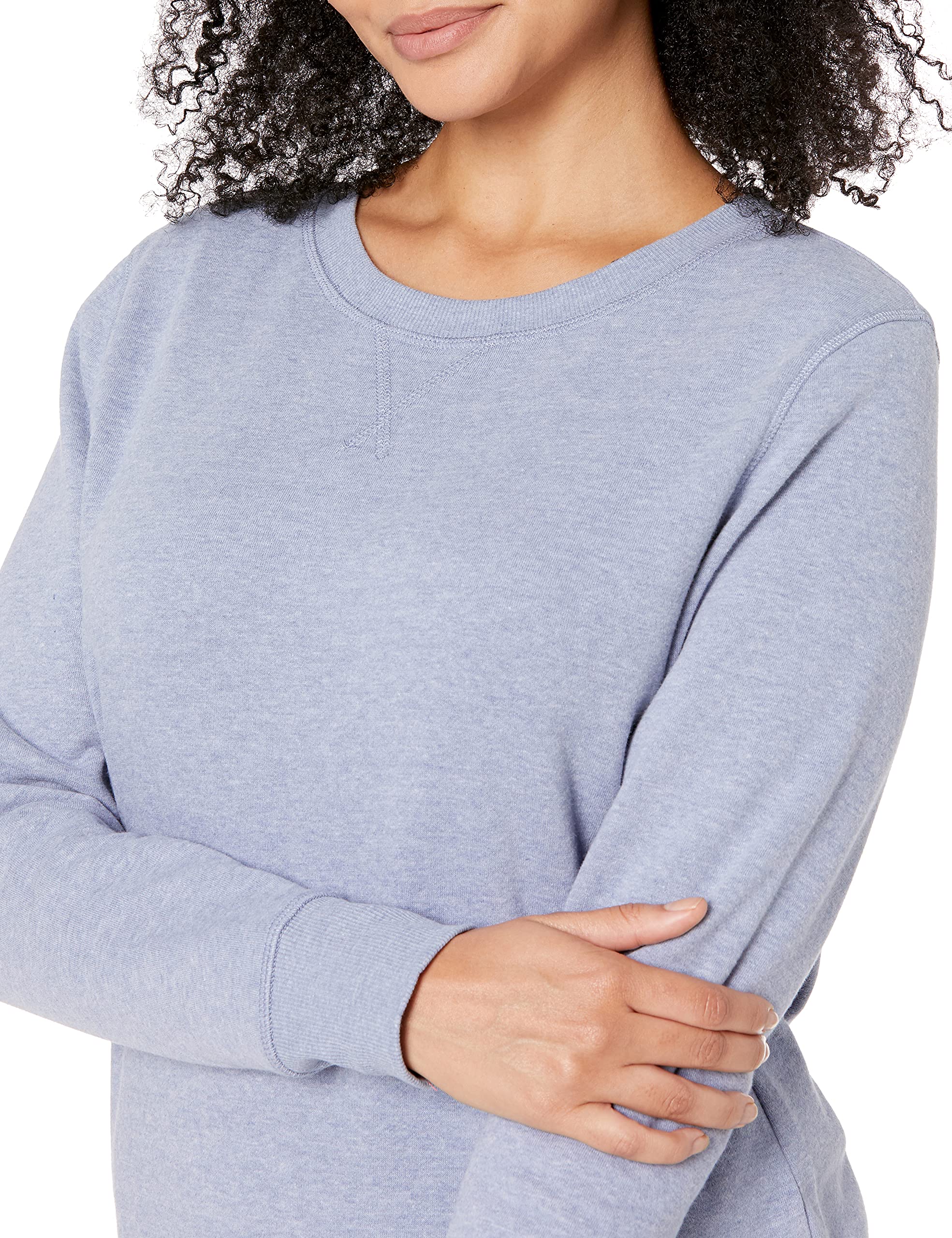 Amazon Essentials Women's Fleece Crewneck Sweatshirt - Soft & Cozy Pullover Sweater (Plus Size Available) - Perfect for Casual Wear, Lounge & Winter Outfits