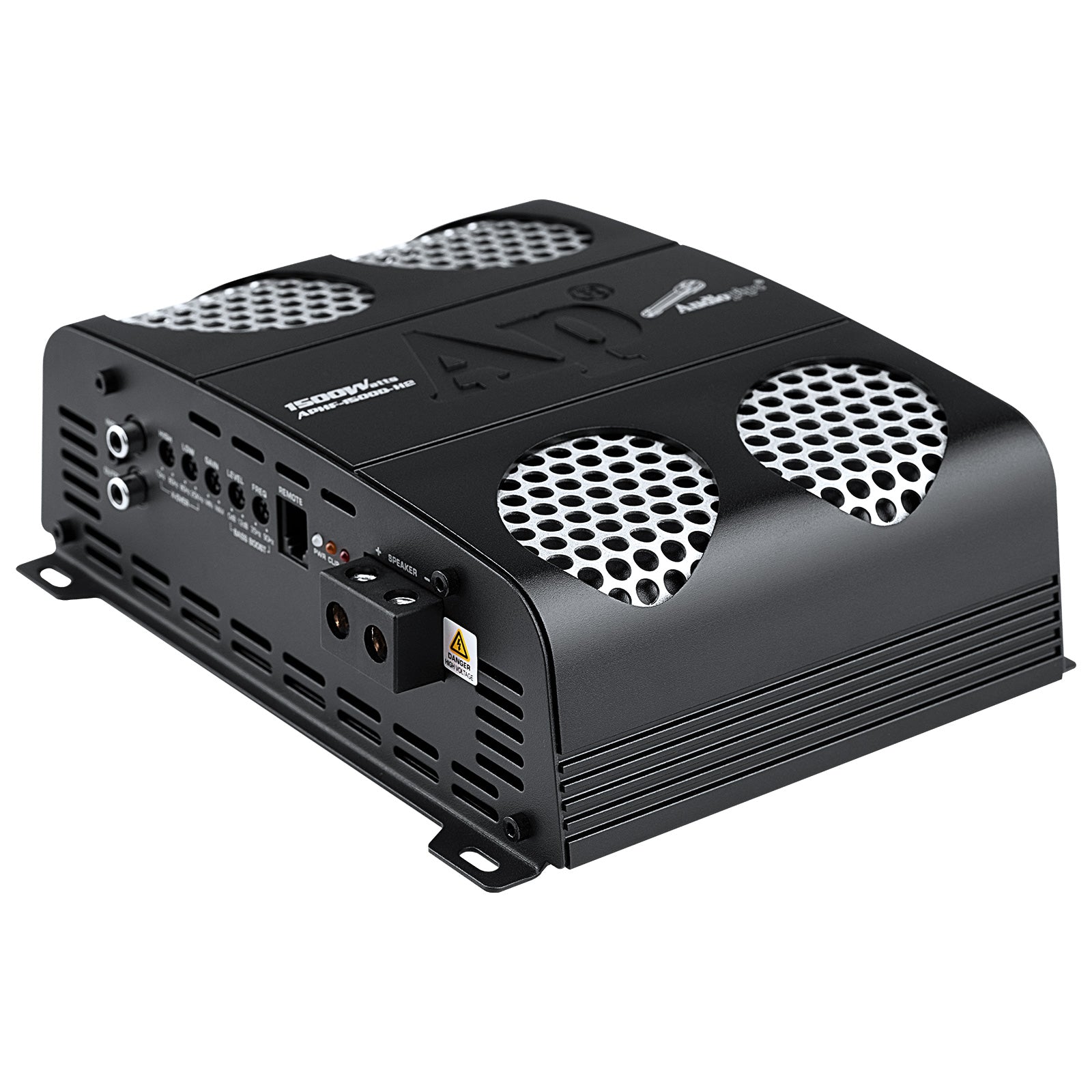 1500W Class D Mosfet Amplifier - 2 Ohm Stable, High Power Car Audio Amp (APHF 1500D H2) for Subwoofers & Speakers - Perfect for Car Audio Systems & Home Theater Setups