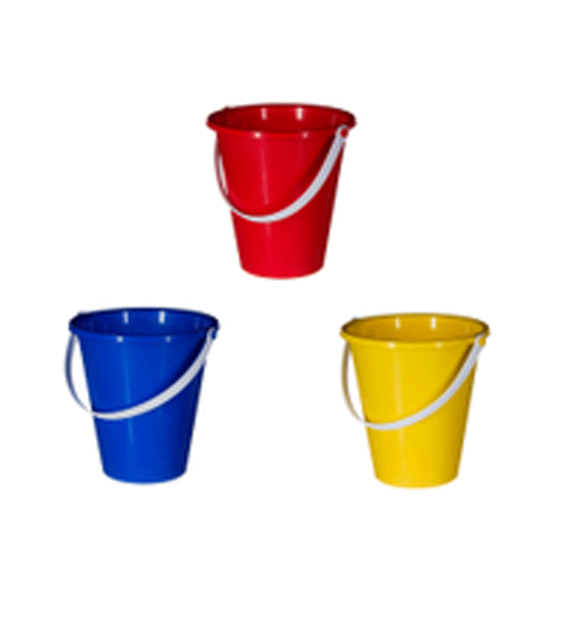 Classic Plastic Bucket - Durable 5 Gallon Utility Pail for Home, Garden & Construction - Perfect for Cleaning, Storage & DIY Projects