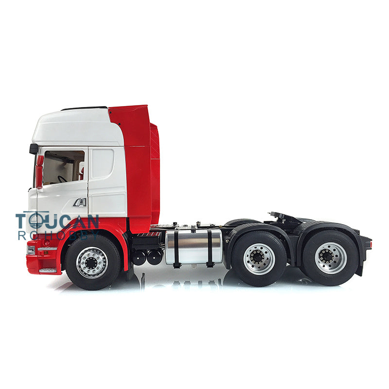 1/14 Scale LESU RC 6x6 Metal Chassis Tractor Truck - Painted Cabin, Lock Differential, Servo Motor - Simulation Vehicle for Hobbyists & DIY Enthusiasts - Perfect for Off-Road Adventures & Model Collection Displays