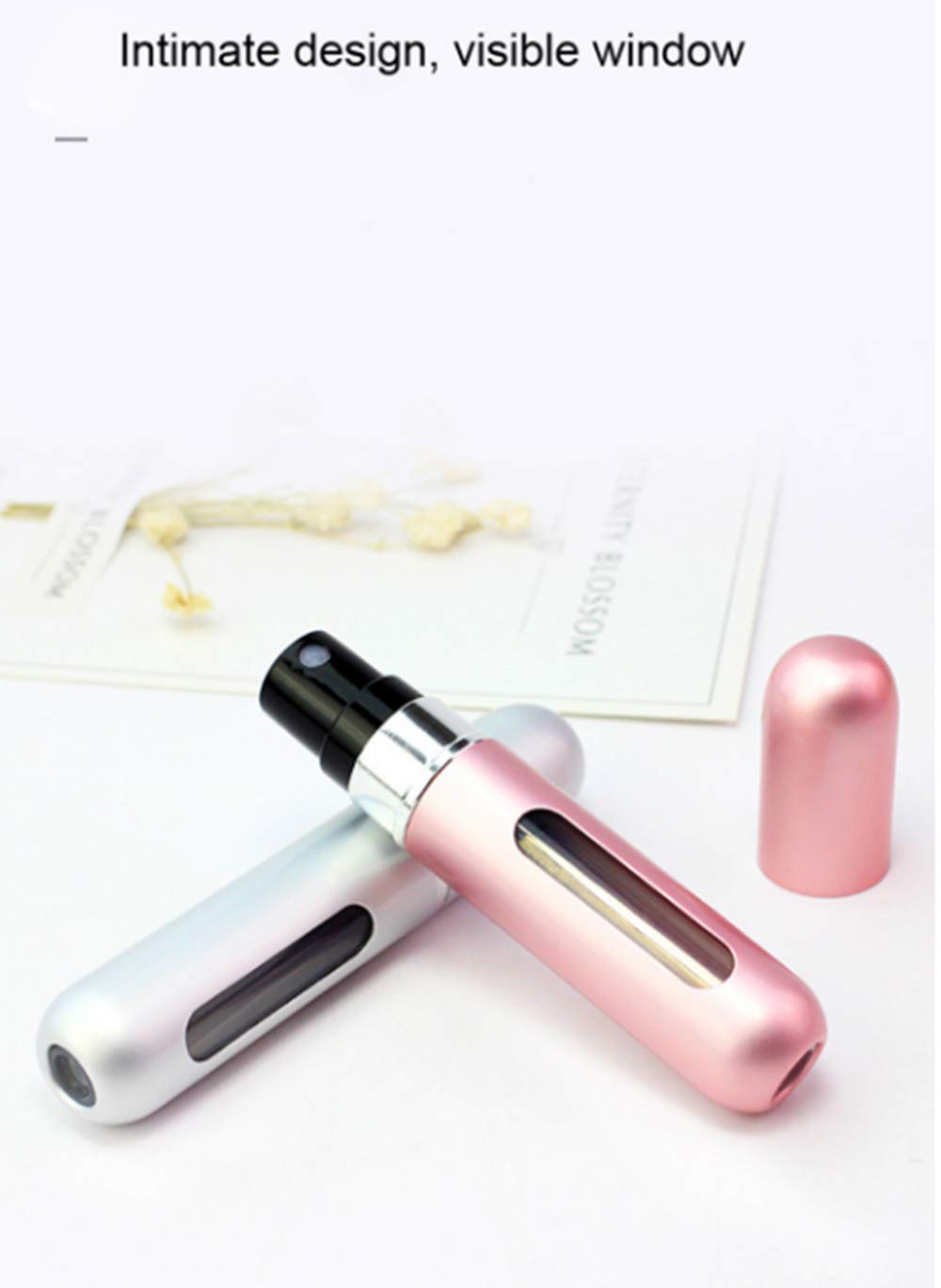5ml Empty Refillable Perfume Spray Bottle - Portable Travel Essential Oil Atomizer for Fragrance & Aromatherapy (Blue) | Perfect for DIY Perfume, Travel & On-the-Go Use