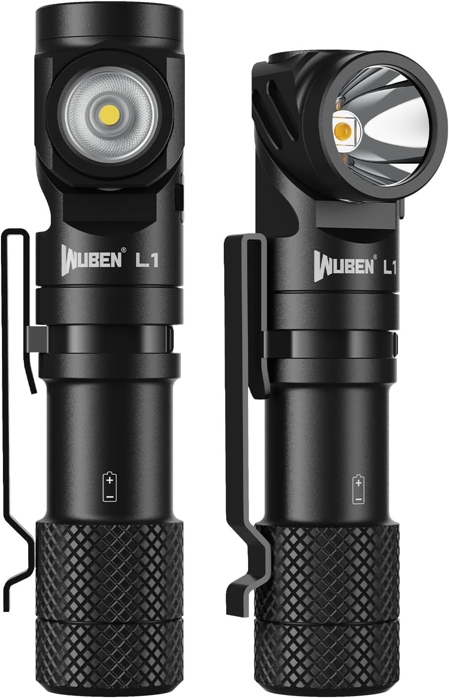 WUBEN L1 Rechargeable LED Flashlight - 2000 Lumens Super Bright, Tactical Multifunctional, IP68 Waterproof, Battery Powered Handheld Light for Camping, Hiking, Emergencies & Outdoor Adventures