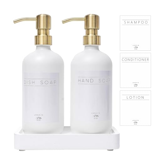 White Bottles+gold Pumps
