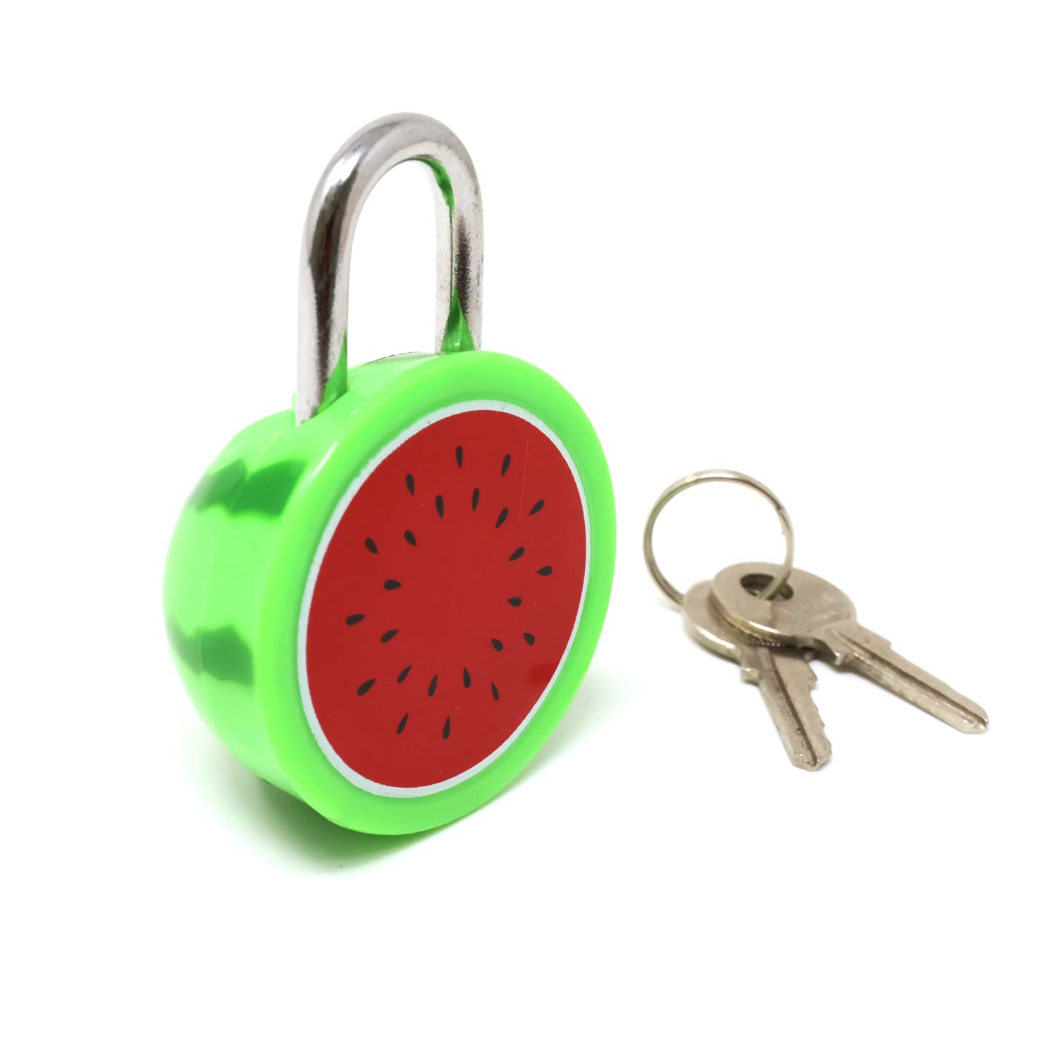 Honbay Mini Watermelon Fruit Padlock with 2 Keys - Cute Decorative Lock for Jewelry Box, Purse, Backpack, Diary & More | Perfect for Teens Room, School Lockers & Travel Accessories