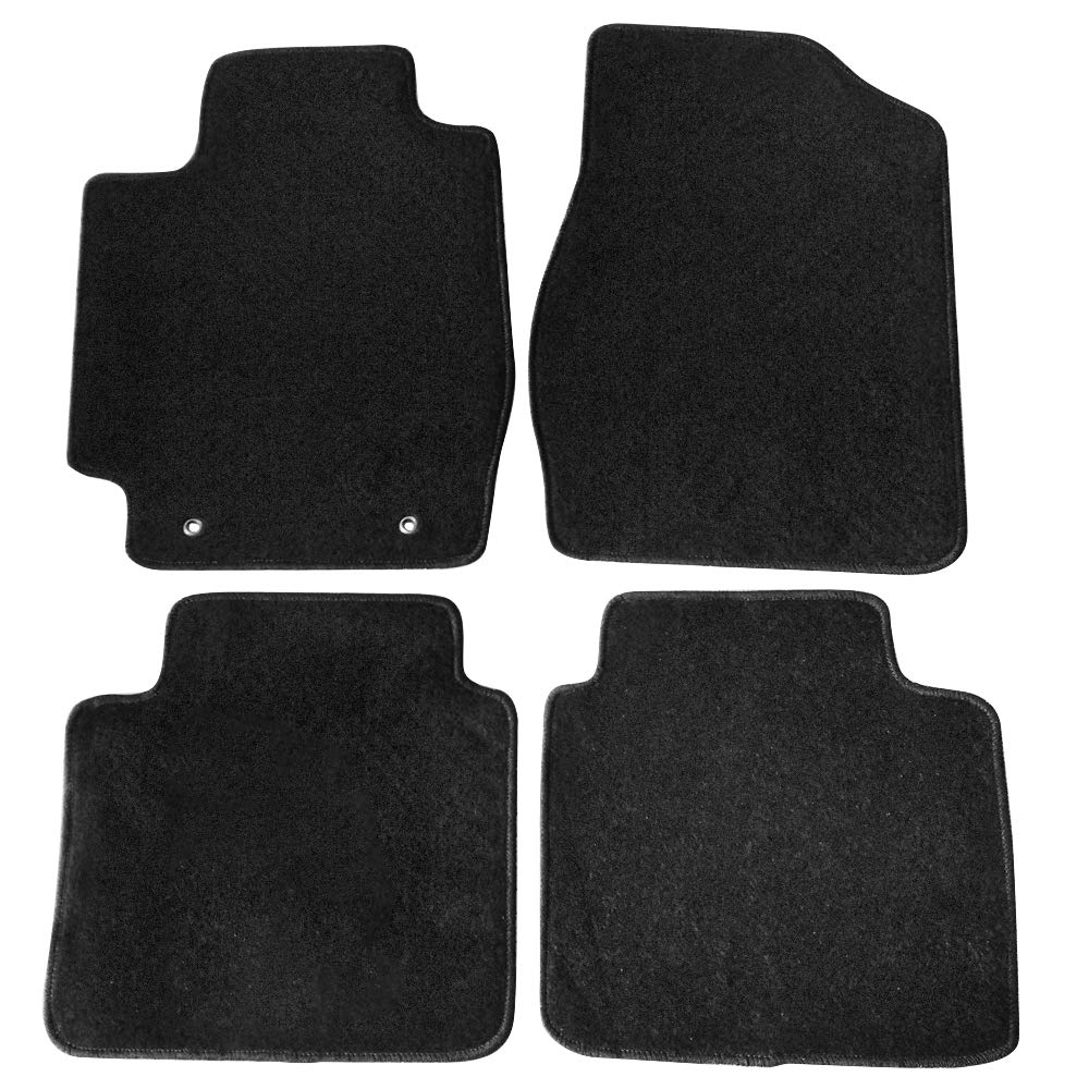 FREEMOTOR802® Premium Nylon Car Floor Mats for 2002-2006 Toyota Camry - 4PCS Black Non-Slip Custom Fit Floor Liners | Durable Interior Accessories Replacement | Perfect for Daily Commute & Road Trips