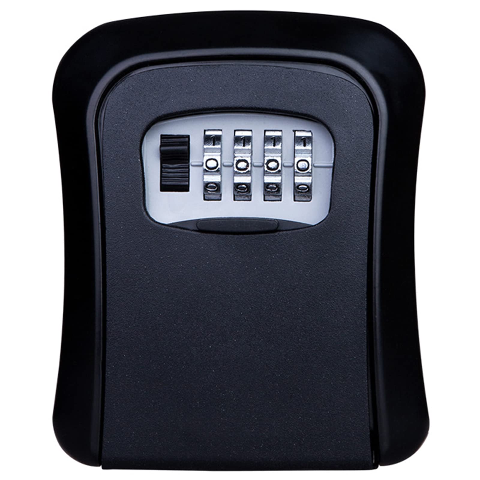 Waterproof Aluminum Alloy Key Lock Box with 4-Digit Resettable Combination Code Keypad - Secure Outdoor Key Storage for Home, Garage, School & Office Use - Perfect for Key Management, Vacation Rentals and Property Access Control
