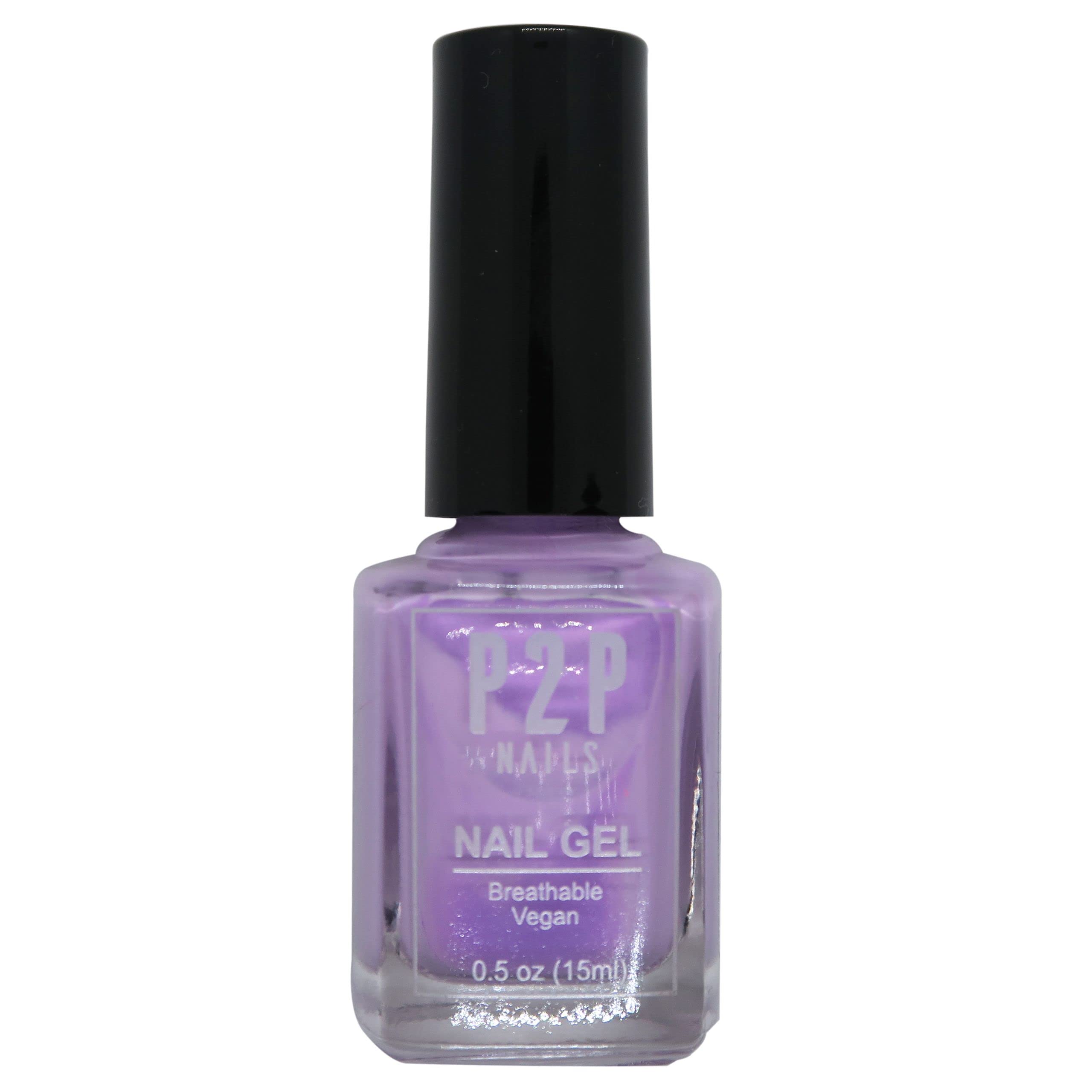 Vegan Purple Nail Gel Polish - Quick Dry, Smooth Texture, Natural Shine & Scratch Free - Vibrant Colors Gel Nail Polish (Thistle) for Manicures, Pedicures & Nail Art Designs