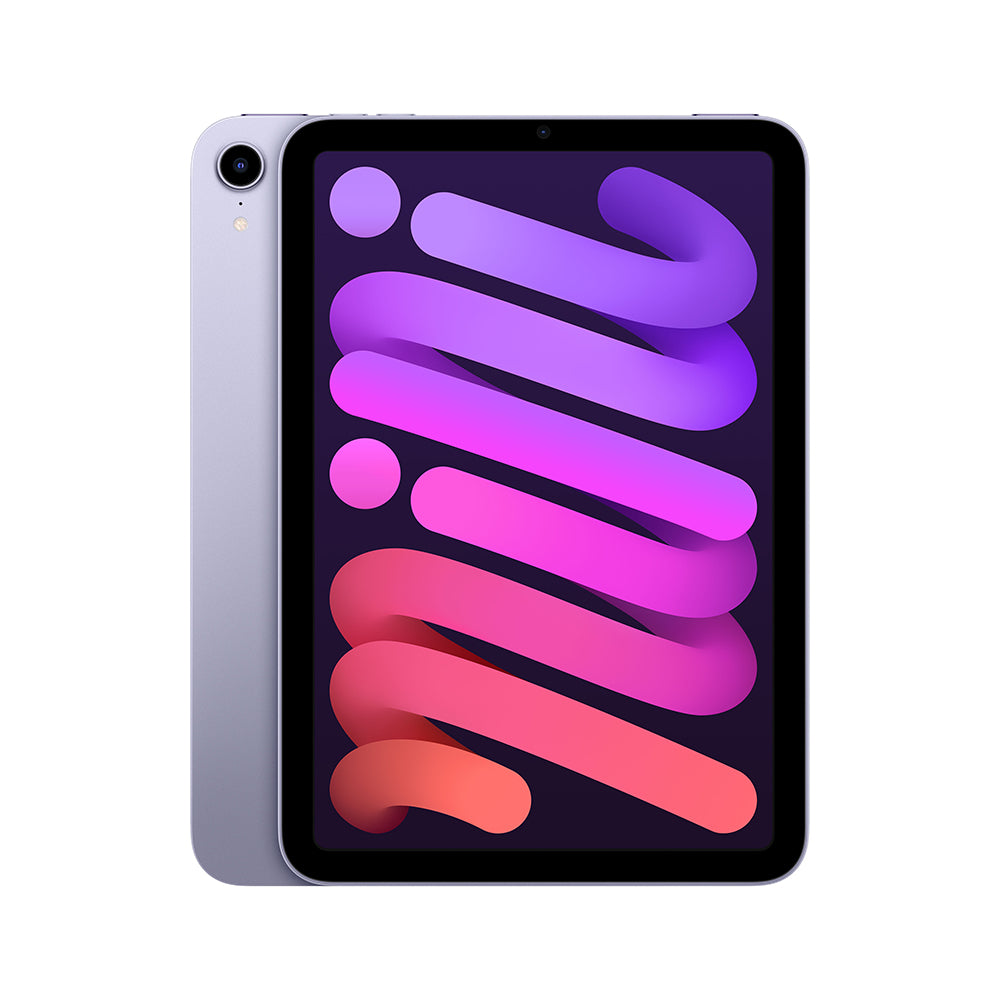 Apple iPad mini 6th Gen (6th Generation) 64GB Wi-Fi Tablet - Purple | Portable & Lightweight for Travel, Work, and Entertainment