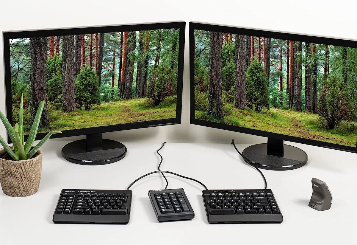 Freestyle Pro Ergonomic Split Mechanical Keyboard - Fully Programmable & Adjustable for Comfort - Perfect for Office Work, Gaming, and Long Typing Sessions