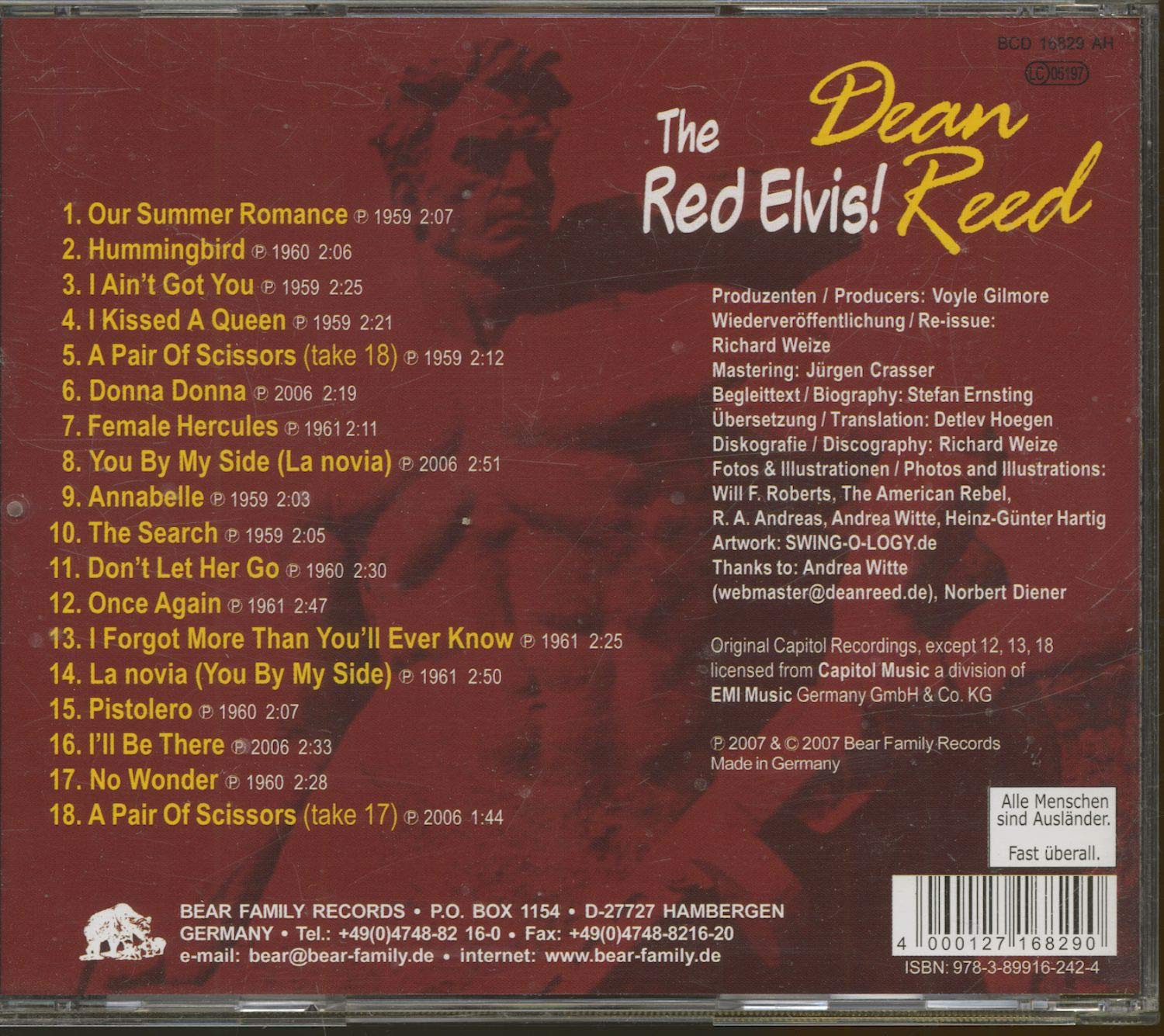 The Untold Story of Dean Reed: The Red Elvis - Cold War Era Singer & Political Activist | Perfect for Music History Enthusiasts & Cold War Researchers