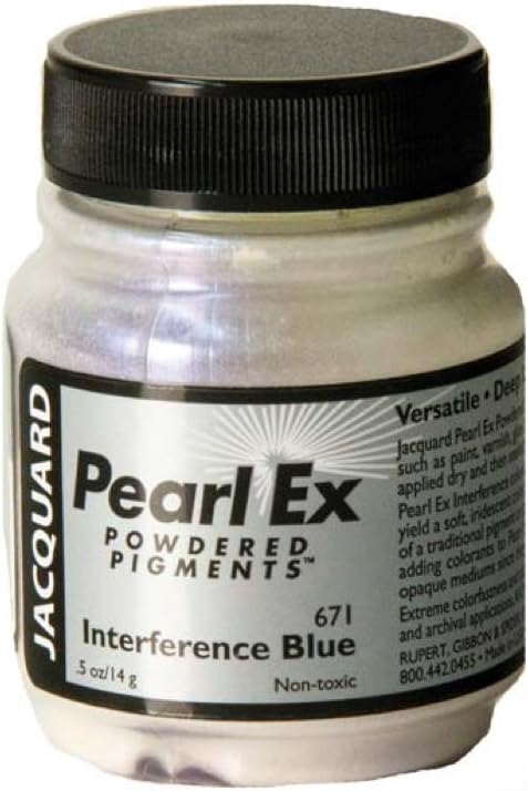 Pearl Ex Powdered Pigments - Jacquard Metallic Paint for Arts & Crafts - 1/2 oz - Perfect for Scrapbooking, Card Making & DIY Projects