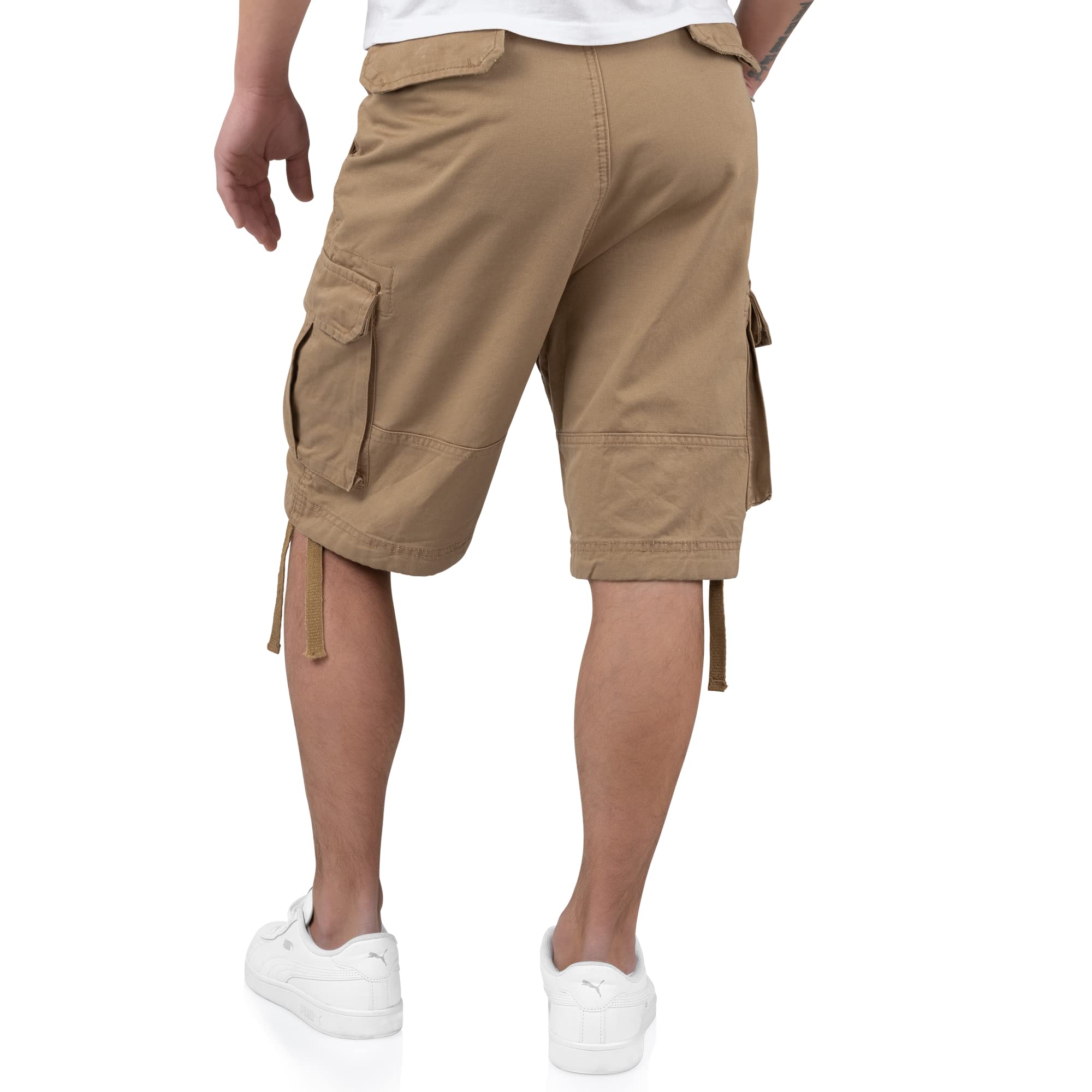 Vintage Washed Beige High Waisted Denim Shorts for Women - Casual Summer Outfit, Beach Vacation, and Street Style Fashion