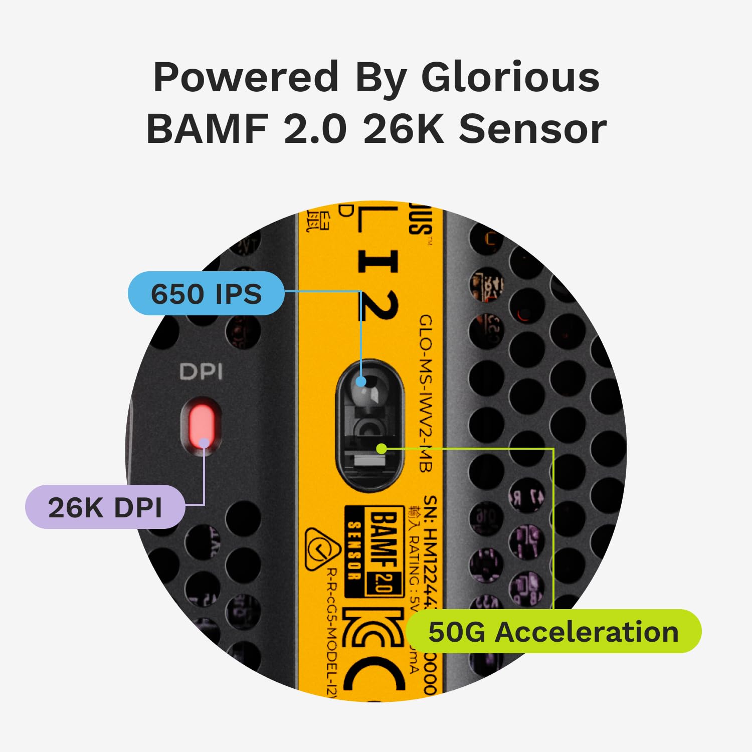 Glorious Model I 2 Wired Gaming Mouse - 9 Programmable Buttons (2 Swappable), Ultra-Lightweight 66g, 26K Optical Sensor, 80M Click Switches - Perfect for MMO, MOBA, FPS Gaming & Esports (Black)