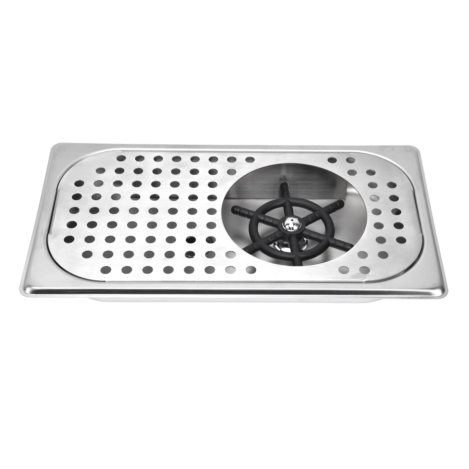 Stainless Steel Automatic Cup Washer for Kitchen Sink - Bar Glass Rinser Sprayer for Home & Restaurant Use - Durable Sink Accessory for Washing Glasses, Mugs & Dishes (Perfect for Bars, Cafes and Home Kitchens)