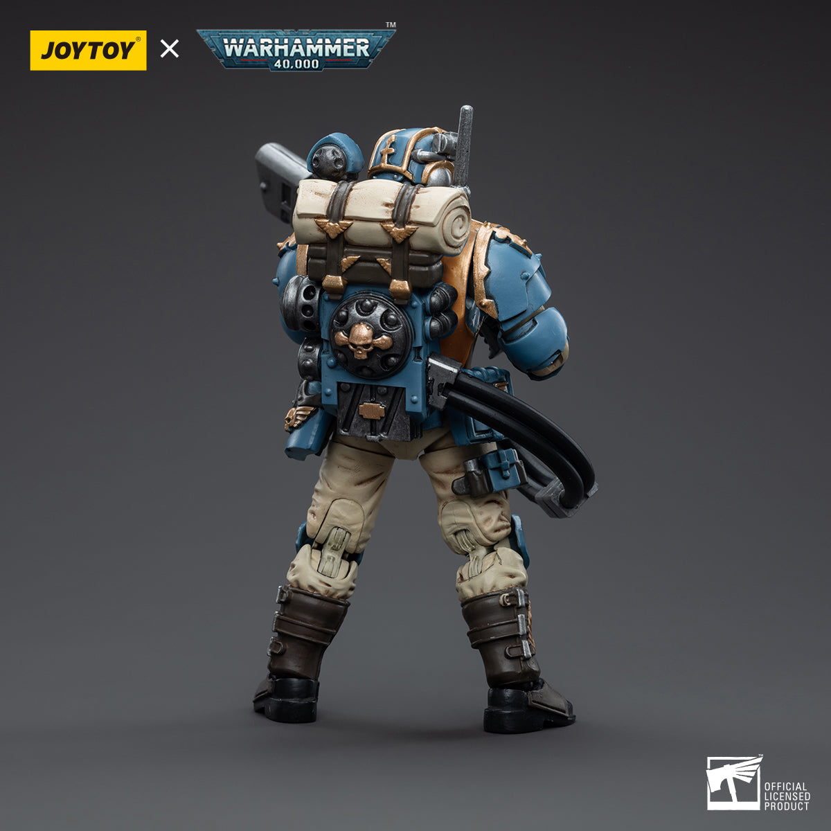 1/18 JOYTOY 3.75-inch Astra Militarum Tempestus Scions 55th Kappic Eagles Action Figure Set (5pcs) - Perfect for Warhammer 40K Collectors, Tabletop Gaming & Display