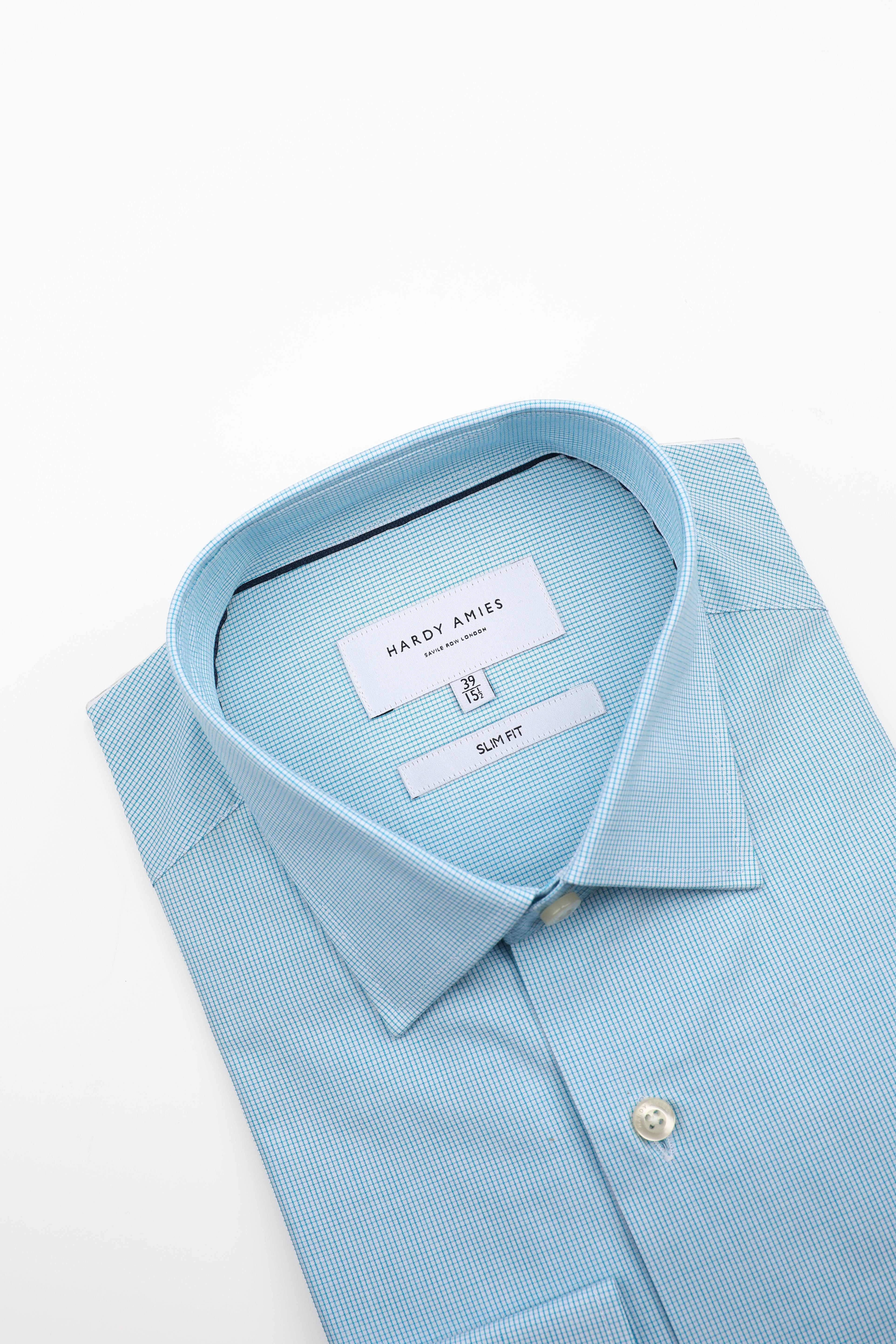 Stylish Teal Check Slim Fit Shirt for Men | Casual & Office Wear | Perfect for Business Meetings, Dates & Weekend Outings