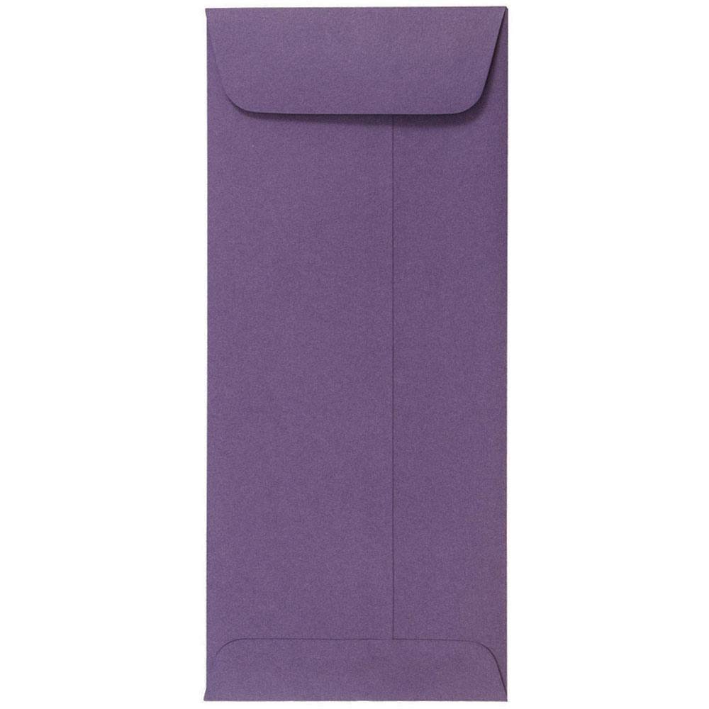 JAM PAPER #10 Business Envelopes Bulk 500 Pack - 4 1/8 x 9 1/2 Inches - Premium Dark Purple Policy Envelopes for Office, Mailing, Legal & Business Correspondence