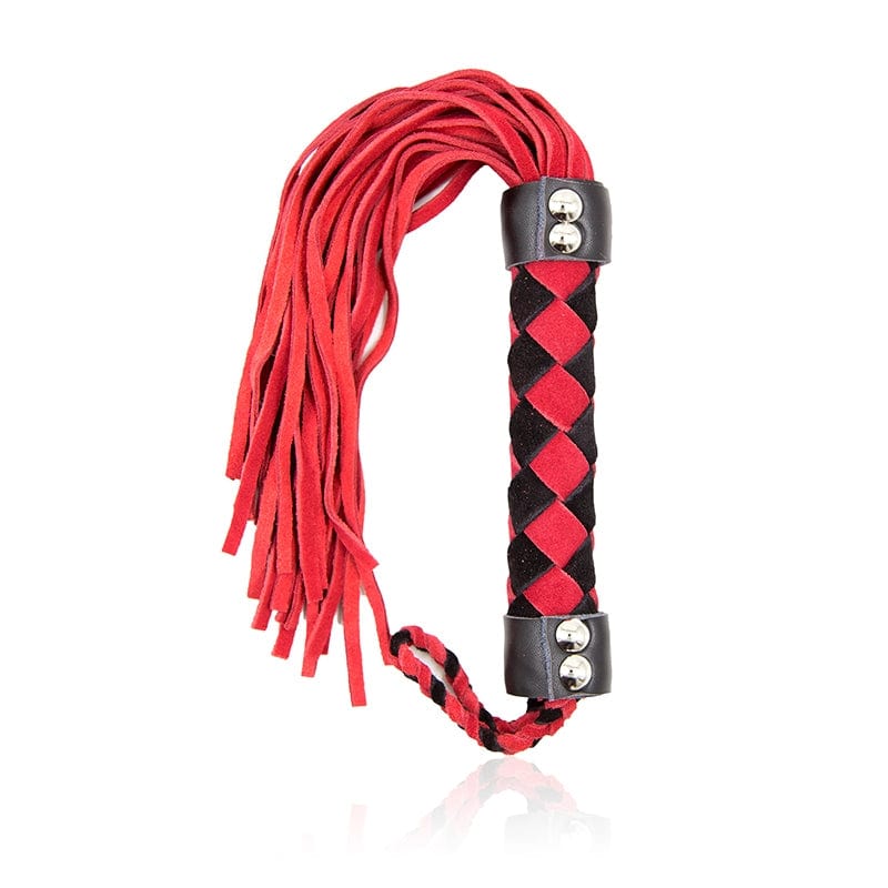 Premium Suede Leather Flogger for BDSM - Handcrafted Impact Play Whip for Sensual Spanking & Sensory Play - Perfect for Couples, Dungeons & Kink Enthusiasts