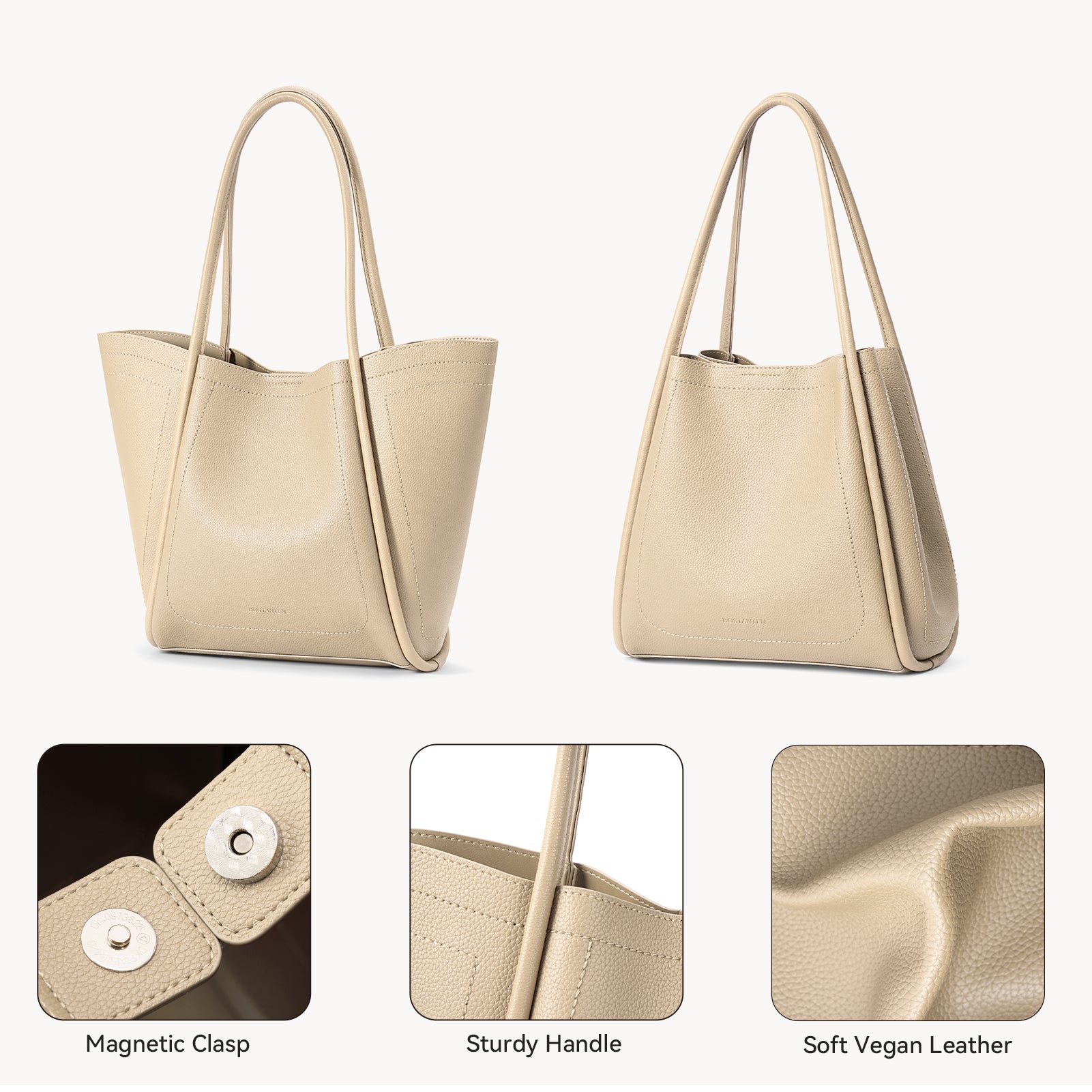 Claire Lightweight Designer Tote Bag for Women - Sleek & Stylish Handbag for Work, Travel & Everyday Use | Fashionable & Functional Shoulder Bag