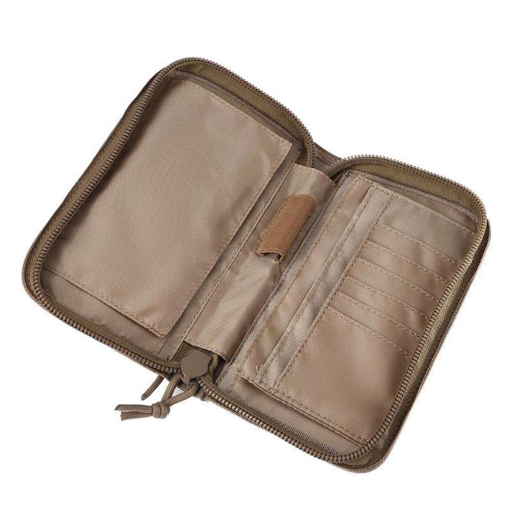Portable Tactical Wallet for Men - Large Capacity RFID Blocking Organizer with Phone Pocket | Perfect for Travel, Hiking & Everyday Carry