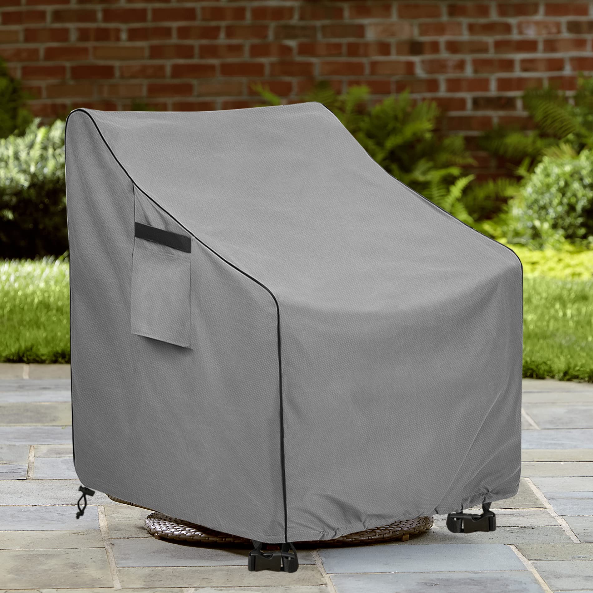 OKCOOL 2-Pack Waterproof Outdoor Swivel Chair Covers (30