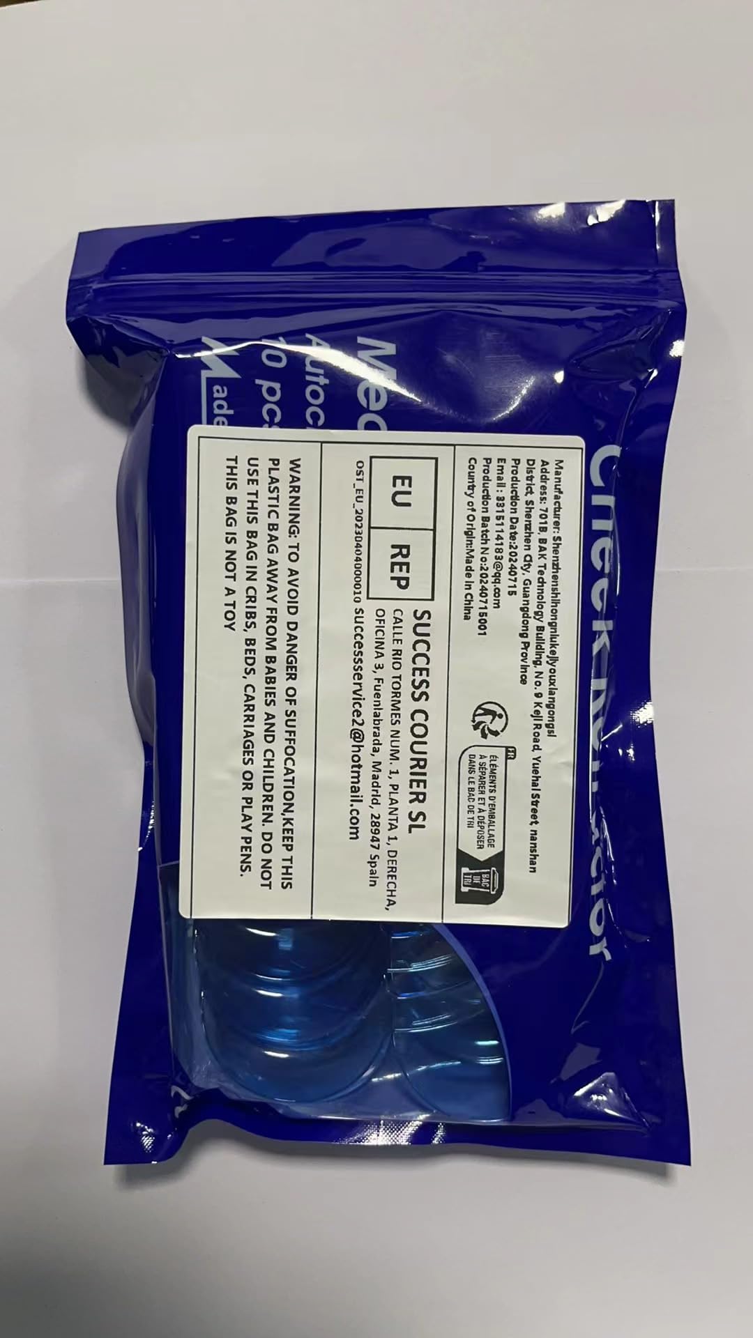 10-Piece Disposable C-Shape Cheek Retractors for Dental Teeth Whitening & Mouth Guard - Size M (Blue) - Perfect for Dental Procedures, Teeth Whitening & Speak Out Game Accessories