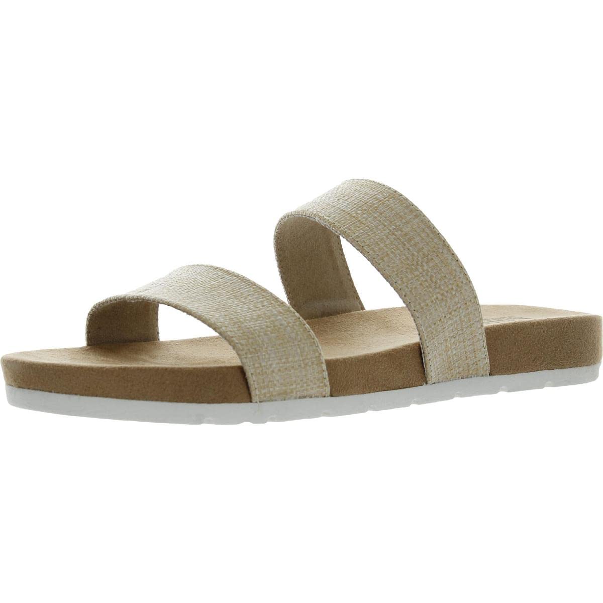 White Mountain Women's Tahlie Slide Sandals - Comfortable Summer Casual Wear