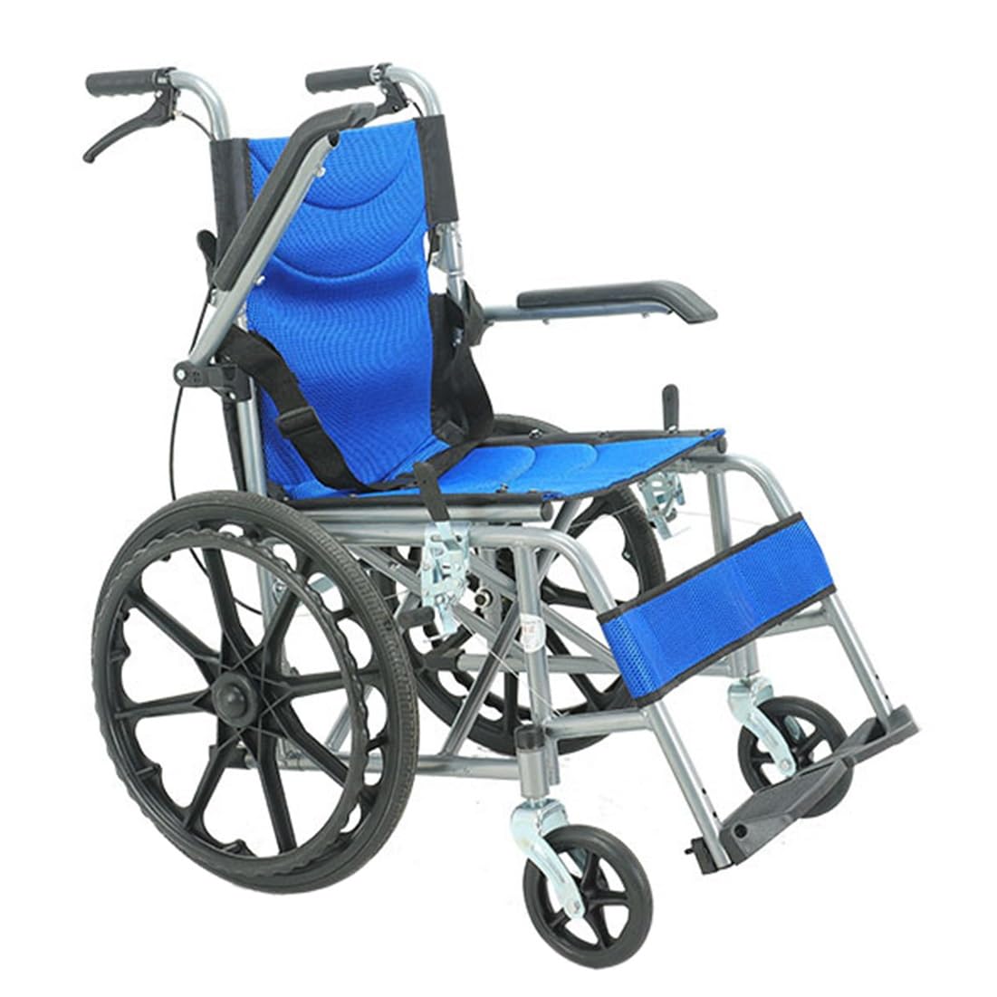 20 Inch Wheelchair Rear Wheels with Urethane Solid Tires - 20x1 3/8 Replacement Wheels with 12mm Bearings (1 Pair) - Durable Mobility Aid for Home, Hospital & Outdoor Use