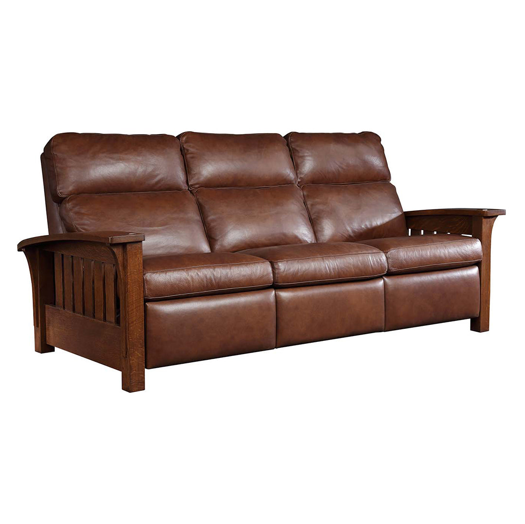 Orchard Street Power Reclining Sofa - Modern Electric Recliner with USB Charging & Lumbar Support - Perfect for Living Room, Home Theater & Family Movie Nights
