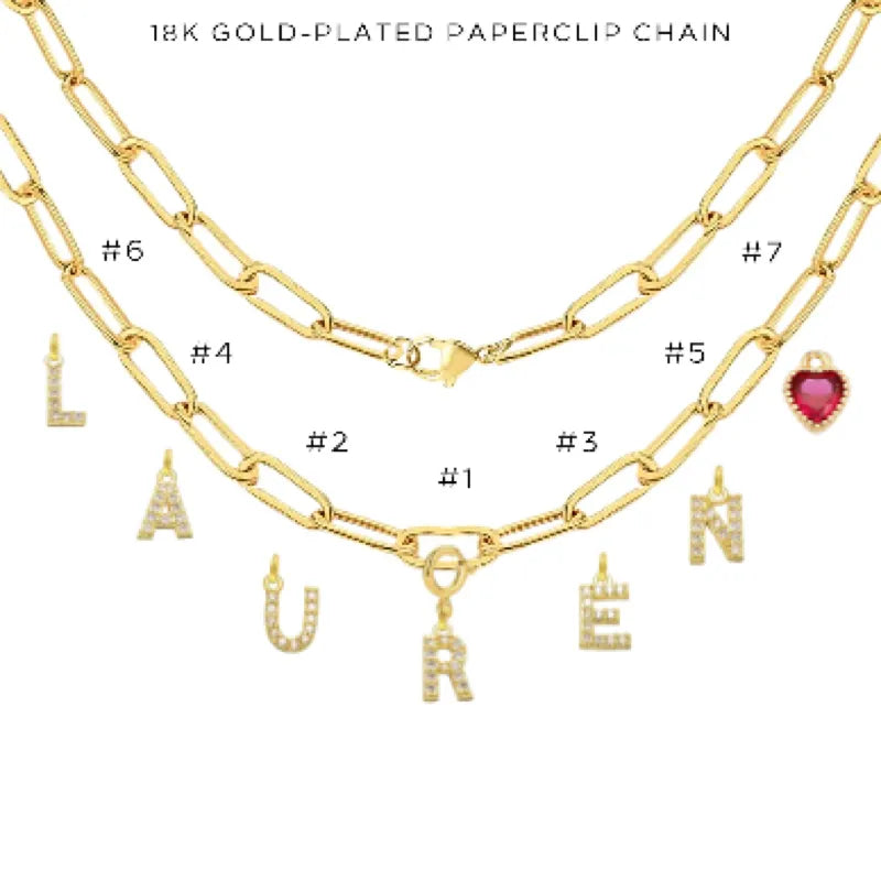 Charm Necklace with Assorted Charms - Elegant Layering Jewelry for Women - Perfect for Everyday Wear, Gifts & Special Occasions - $60.00