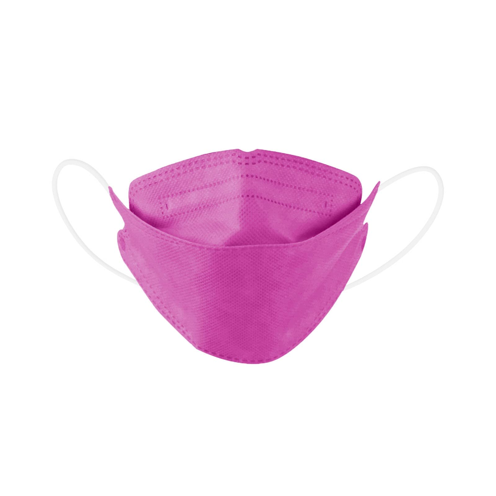 KF94 Face Mask Disposable 3D Design - 4 Layers Protection, Breathable & Comfortable - White Masks for Adults - Ideal for Outdoor Activities, Daily Commute & Public Safety Protection
