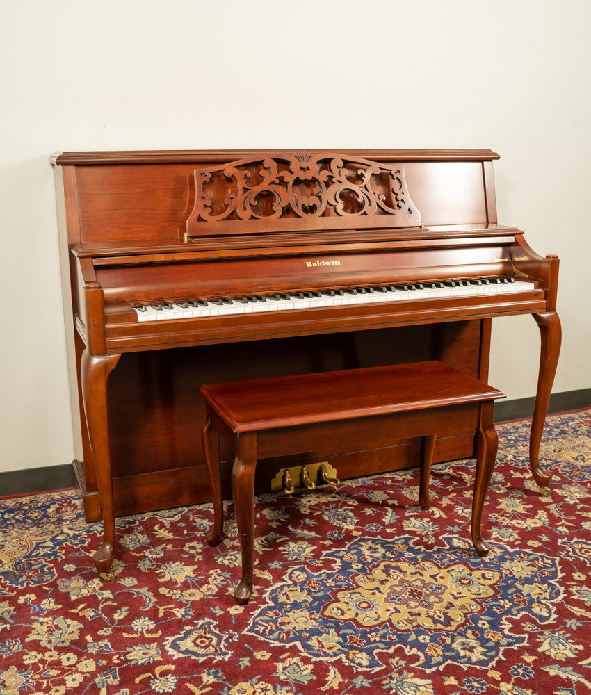 Baldwin 2096 Studio Piano in Satin Cherry Finish - Premium Upright Piano for Home, Studio & Performance | Perfect for Beginners, Professionals & Music Lovers
