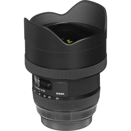 Sigma 12-24mm f/4 DG HSM Art Lens for Nikon F Mount - Ultra Wide Angle Zoom Lens with Cleaning Kit, Tripod & 32GB SD Card - Perfect for Landscape, Architecture and Interior Photography