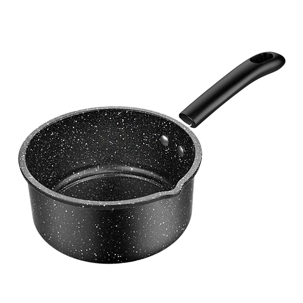 Cabilock 1pc Premium Stainless Steel Maifan Stone Milk Pot - Induction Compatible Covered Soup Pot & Saucepan for Kitchen Cooking | Perfect for Baby Food, Tea Brewing & Healthy Soup Making