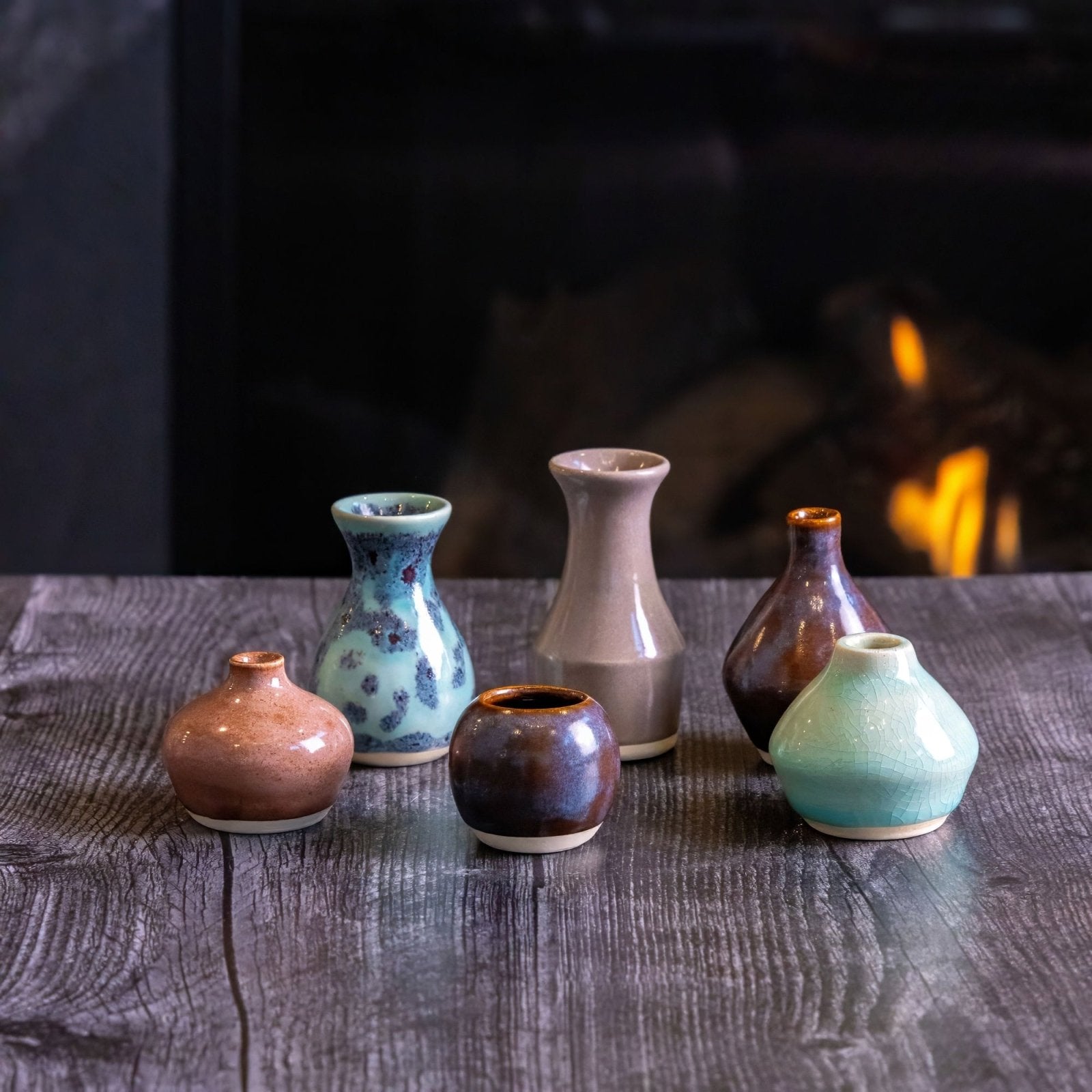 Miniature Tiny Stoneware Sphere Pot #586 - Handcrafted Ceramic Planter for Succulents, Air Plants & Home Decor | Perfect for Indoor Gardening, Office Desk & Gift Ideas