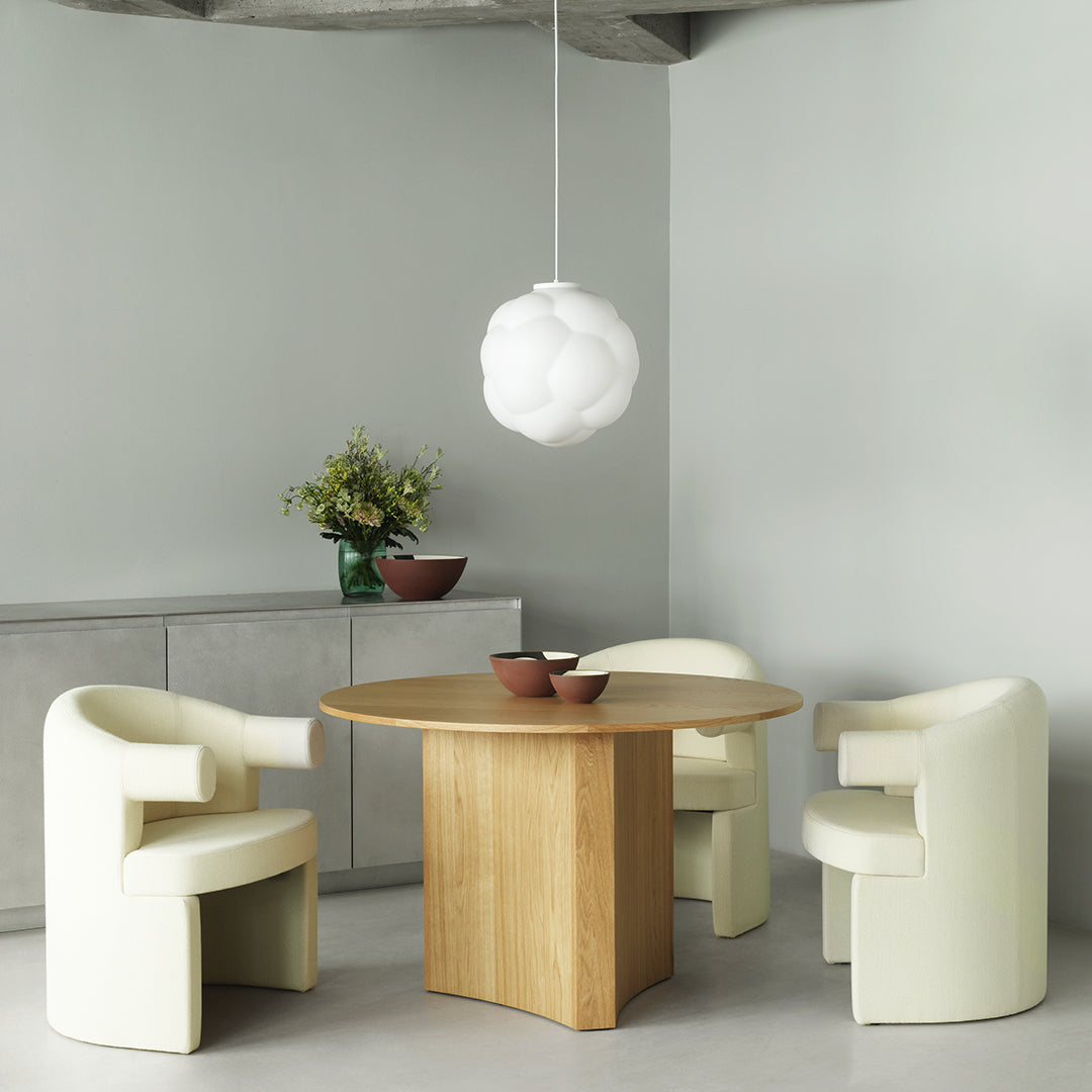 Simon Legal Burra Armchair by Normann Copenhagen - Modern Scandinavian Lounge Chair for Living Room, Office & Reading Nook