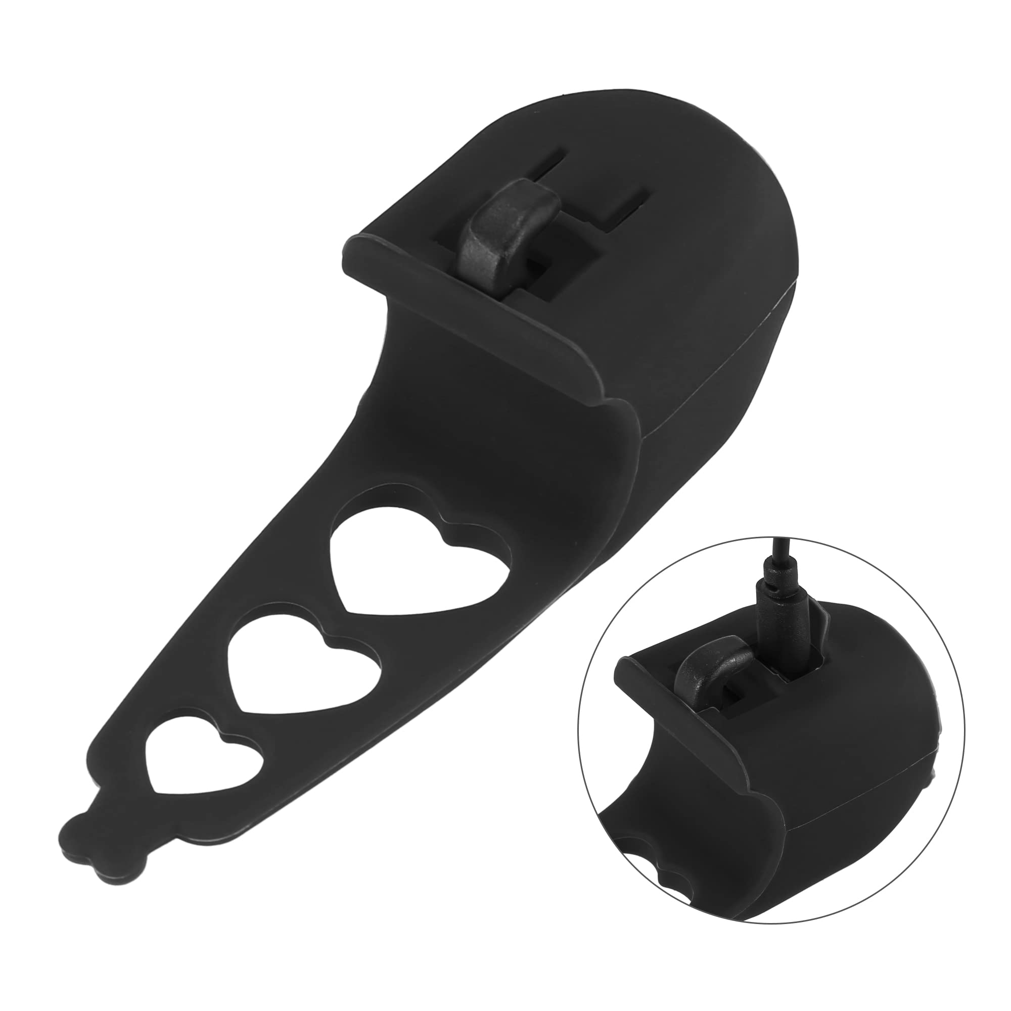 X AUTOHAUX Rechargeable Electric Bike Bell - Loud Bicycle Horn for Mountain & Road Bikes - Waterproof Silicone Cycling Bell - Perfect for Commuting, Trail Riding & Urban Cycling