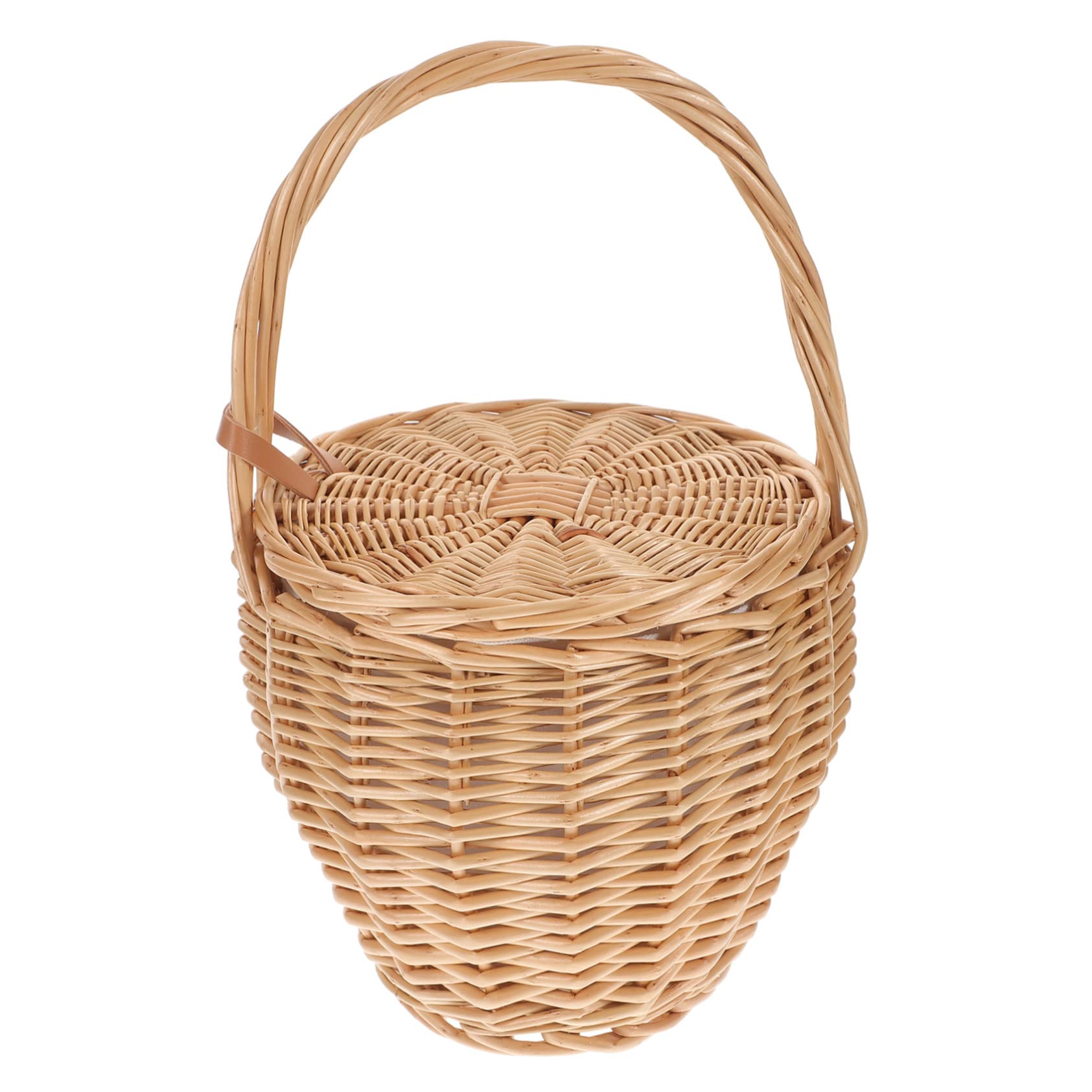 WHAMVOX Elegant Hand-Woven Shoulder Bag for Women - Stylish Summer Travel Purse & Lunch Tote - Perfect for Beach Outings, Picnics, and Daily Commute