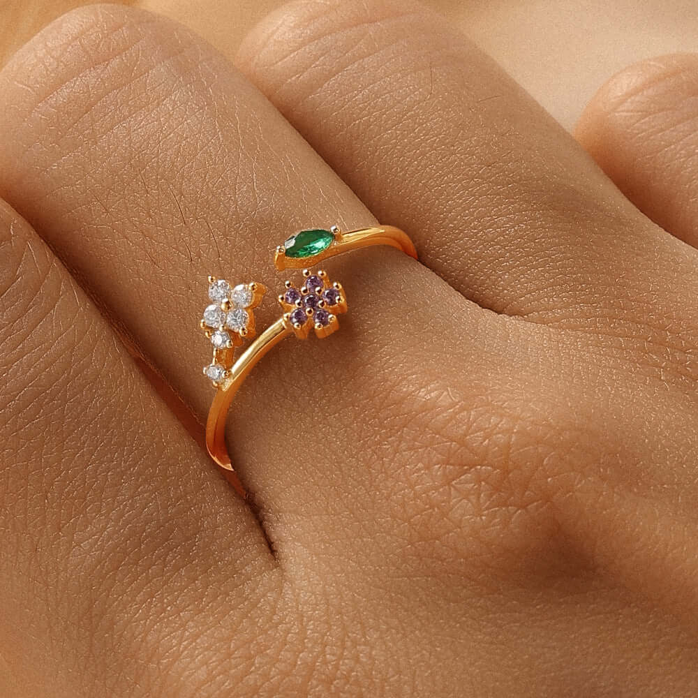 Love Heart Bow Stackable Ring | R515 | Elegant & Dainty Jewelry for Women | Perfect for Valentine's Day, Anniversary & Everyday Wear