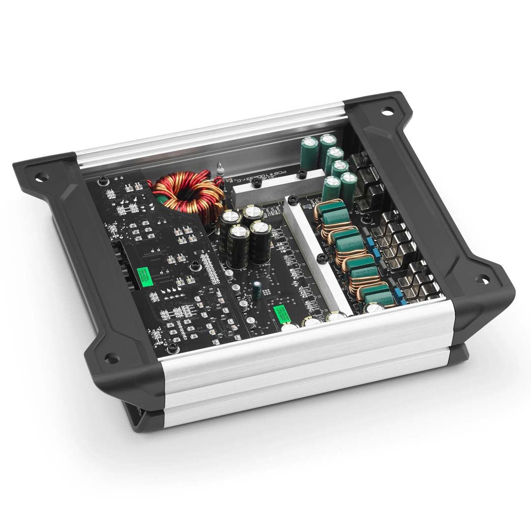 JL Audio JD400/4 JD Series Class D 4 Channel Full Range Car Amplifier - 400W RMS Power for Enhanced Car Audio & Sound System Upgrade | Perfect for Vehicles, Trucks & Marine Boats