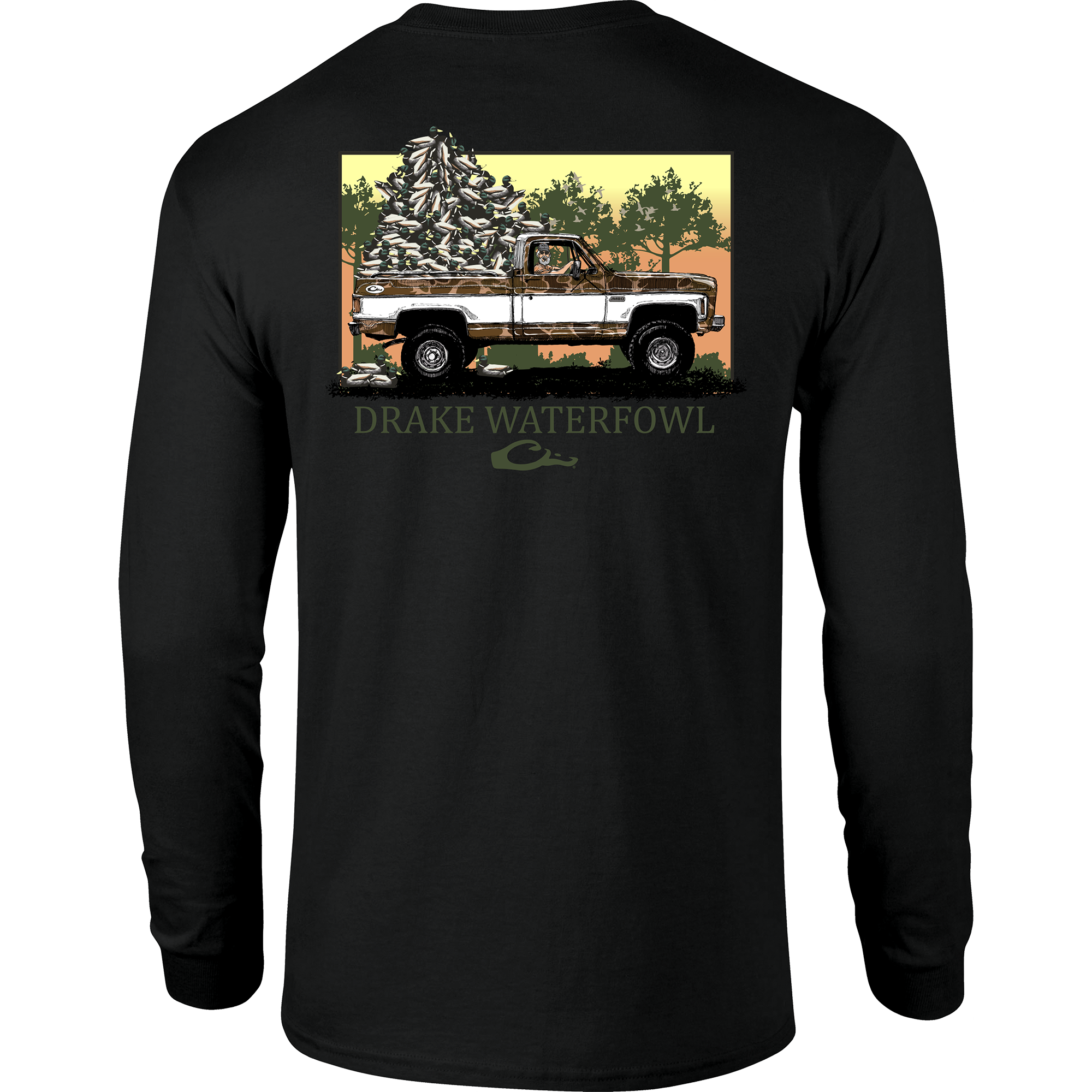 Decoy Overload Long Sleeve T-Shirt for Men - Comfortable Casual Graphic Tee for Hunting, Outdoor & Streetwear Fashion