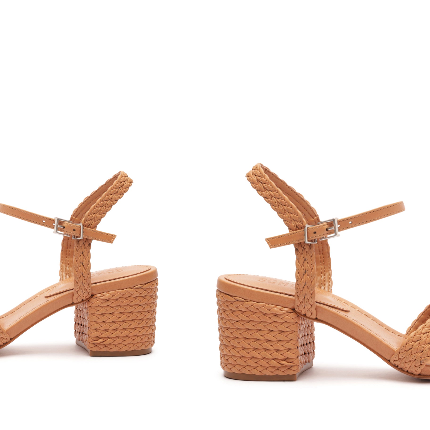 Karima Block Heel Leather Sandals for Women - Comfortable Ankle Strap Summer Shoes - Perfect for Beach, Vacation, and Casual Outings