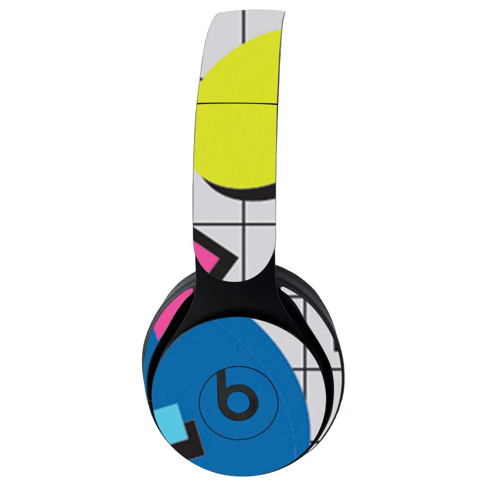 Beats Solo Pro Wireless Headphones Vinyl Skin Wrap - 80s Retro Design | Protective & Durable Decal Cover | Easy to Apply & Remove | Made in USA | Perfect for Gym, Travel & Daily Use