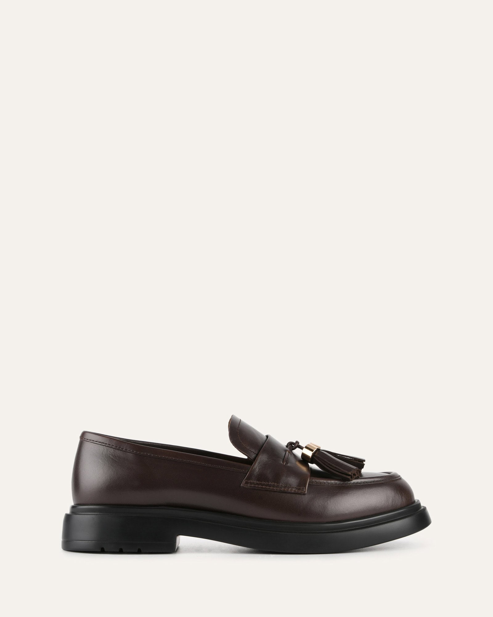 Julius Loafers for Men - Premium Cacao Leather Slip-On Shoes - Comfortable & Stylish Casual Dress Shoes for Work, Office, and Everyday Wear