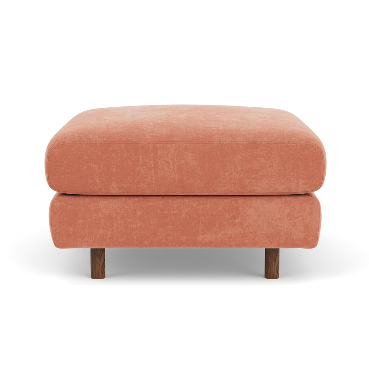 Dylan Fabric Ottoman - Soft and Stylish Footrest, Storage Bench, Living Room Accent Piece - Perfect for Small Spaces, Bedroom, or Lounge Area