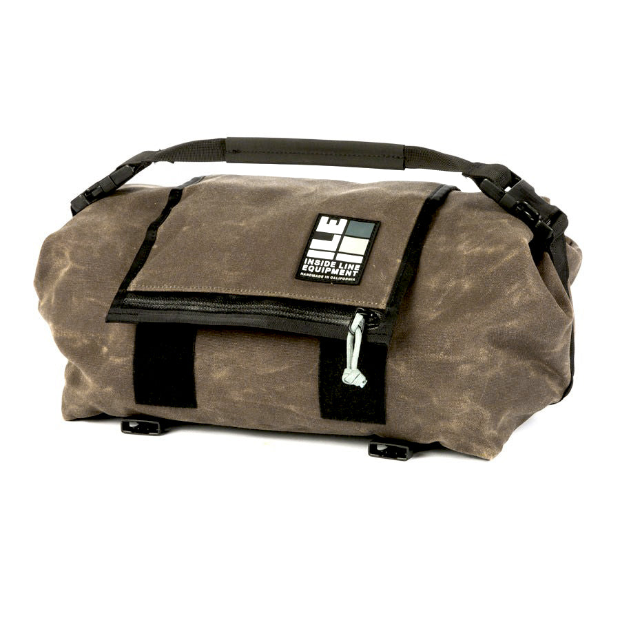 Velo Orange Pass Stow Rackbag - Waterproof Bicycle Handlebar Bag for Commuting, Touring & Adventure Cycling | Durable Bike Storage with Quick-Release Mount | Perfect for Urban Rides & Outdoor Exploration