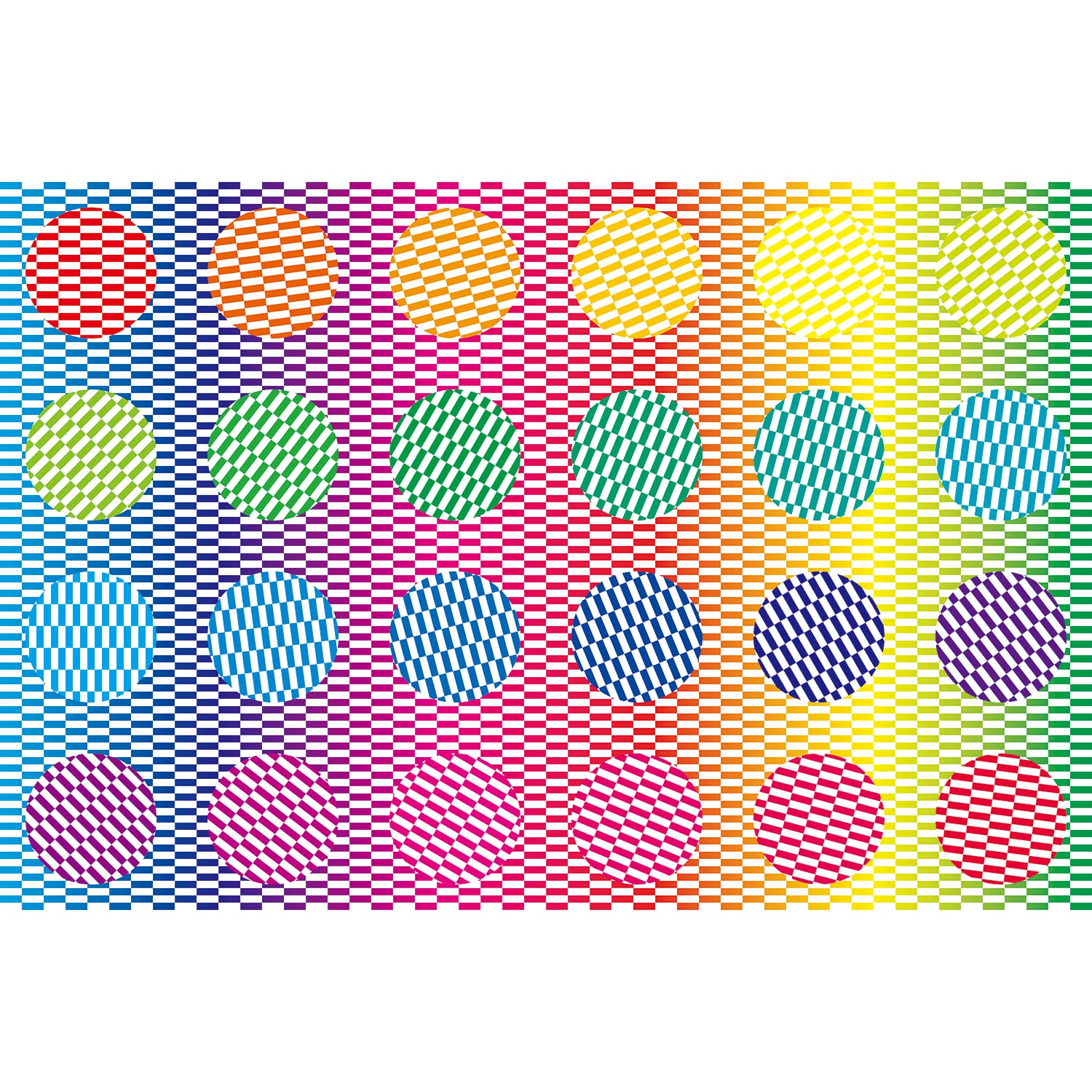Bgraamiens 1000-Piece Jigsaw Puzzle - Dizzying Color Maze Challenge with Creative Stripes | Fun Brain Teaser for Adults & Family Game Night
