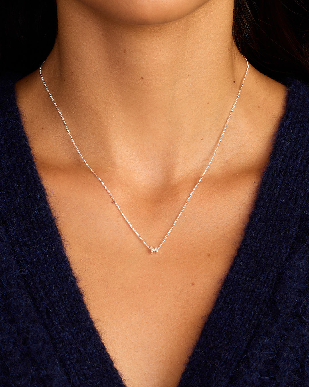 Wilder Mini Alphabet Necklace - Personalized Initial Pendant Jewelry for Women | Perfect Gift for Birthday, Anniversary & Everyday Wear